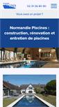 Mobile Screenshot of normandie-piscine.fr